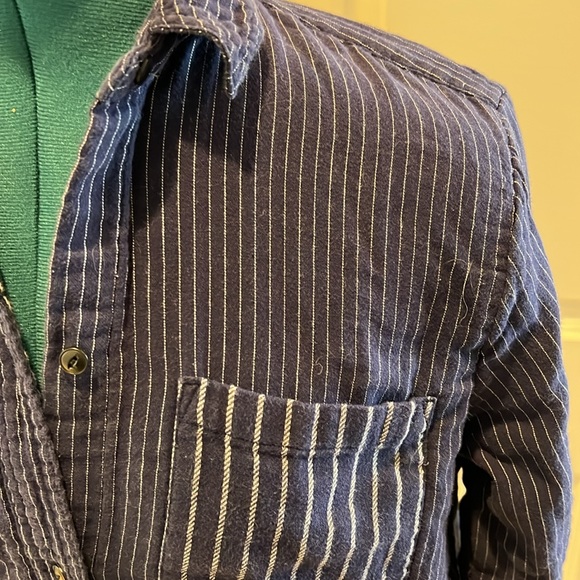 Madewell Pin Stripe Shirt - Picture 7 of 15